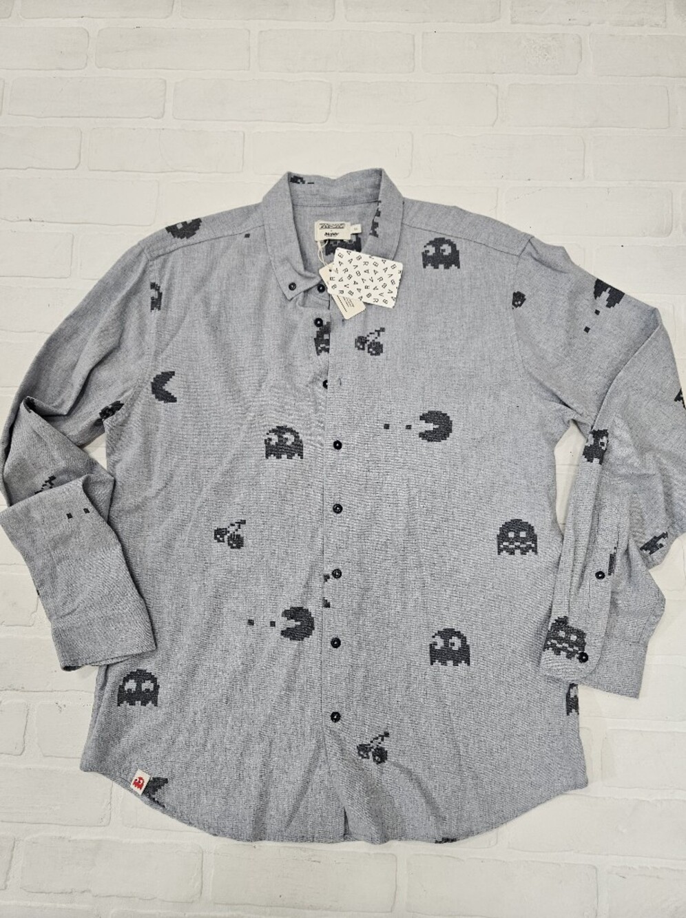 Organic Cotton Pac Man Button Down